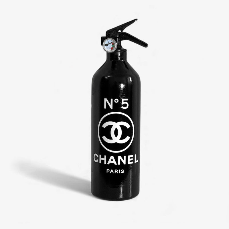 CC Black Fire Extinguisher Art Object